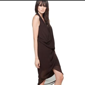 Helmut Lang 💜Scar Assymetrical Criss/Cross Dress